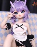 【即納商品】TPE製ボディ MOZU DOLL 85cm/115cm Aカップ  コスプレ ソフトビニール製頭部  肌色＆眼球色＆メイク＆ウィッグ＆衣装は宣材写真と同じ