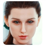 JYDOLL フルシリコン製ラブドール  163cm Fカップ 青鸟（Qingniao）ヘッド 身体リアルメイク付き シルバーメタリックなランジェリー