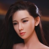 JYDOLL フルシリコン製ラブドール  163cm Fカップ 青鸟（Qingniao）ヘッド 身体リアルメイク付き シルバーメタリックなランジェリー