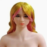 JYDOLL フルシリコン製ラブドール  163cm Fカップ 青鸟（Qingniao）ヘッド 身体リアルメイク付き シルバーメタリックなランジェリー