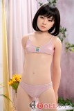 J-cute 133cm A-cup AGD17 羽純（はずみ）ヘッド ラブドール 妹系 フルシリコン製 リアルドール  ピンクビキニ