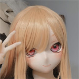 番石榴  Guavadoll（グアバ）145cm Bカップ DM08ヘッド Sビニール（PVC）ヘッド+TPEボディ 1：1 等身大ラブドール ジョイント ピンクの髪