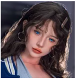 SHEDOLL ロり系 158cm Cカップ 顾小雨(guxiaoyu)  ヘッド ラブドール キャミソール ボディー材質など選択可能 カスタマイズ可能 黒いドレスを着