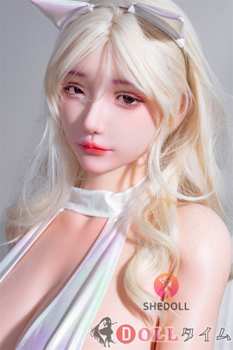 SHEDOLL 163cm Hカップ 楚琳(chulin)  ラブドール ボディー材質など選択可能 等身大ドール 白いタイトな演出服を着