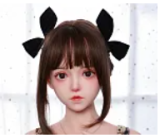 SHEDOLL ロり系 158cm Cカップ 顾小雨(guxiaoyu)  ヘッド ラブドール キャミソール ボディー材質など選択可能 カスタマイズ可能 黒いドレスを着