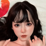 SHEDOLL ロり系 158cm Cカップ 顾小雨(guxiaoyu)  ヘッド ラブドール キャミソール ボディー材質など選択可能 カスタマイズ可能 黒いドレスを着