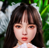 SHEDOLL ロり系 158cm Cカップ 顾小雨(guxiaoyu)  ヘッド ラブドール キャミソール ボディー材質など選択可能 カスタマイズ可能 黒いドレスを着
