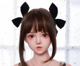 SHEDOLL ロり系 158cm Cカップ 顾小雨(guxiaoyu)  ヘッド ラブドール キャミソール ボディー材質など選択可能 カスタマイズ可能 黒いドレスを着