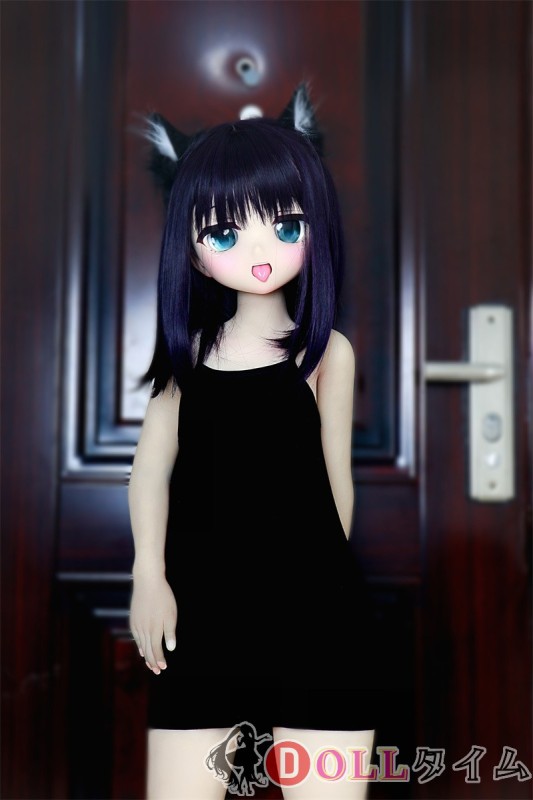 番石榴 Guavadoll（グアバ）136cm アニメドール DM02ヘッド ソフトビニール製ヘッド+TPE製ボディ: 黒いドレスを着