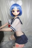 番石榴  Guavadoll（グアバ）147cm Dカップ DM02ヘッド Sビニール（PVC）ヘッド+TPEボディ 1：1 等身大ラブドール ジョイント 青い髪