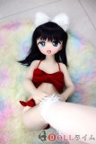 番石榴 Guavadoll（グアバ）136cm アニメドール DM02ヘッド ソフトビニール製ヘッド+TPE製ボディ: 赤いベルベットドレスを着