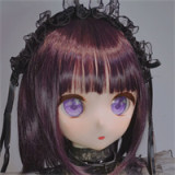 番石榴  Guavadoll（グアバ）150cm Aカップ DM02ヘッド Sビニール（PVC）ヘッド+TPEボディ 1：1 等身大ラブドール ジョイント  オレンジ髪