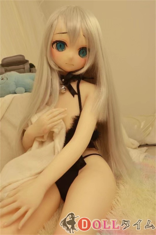 番石榴  Guavadoll（グアバ）145cm Bカップ DM02ヘッド Sビニール（PVC）ヘッド+TPEボディ 1：1 等身大ラブドール ジョイント 黒いランジェリーを着