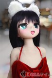 番石榴 Guavadoll（グアバ）136cm アニメドール DM02ヘッド ソフトビニール製ヘッド+TPE製ボディ: 赤いベルベットドレスを着