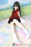 番石榴 Guavadoll（グアバ）136cm アニメドール DM02ヘッド ソフトビニール製ヘッド+TPE製ボディ: 赤いベルベットドレスを着