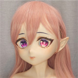 番石榴  Guavadoll（グアバ）150cm Aカップ DM02ヘッド Sビニール（PVC）ヘッド+TPEボディ 1：1 等身大ラブドール ジョイント  オレンジ髪