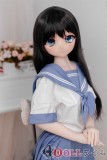 番石榴  Guavadoll（グアバ）145cm Bカップ DM02ヘッド Sビニール（PVC）ヘッド+TPEボディ 1：1 等身大ラブドール ジョイント 青いセーラー服を着