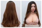 【Sino-doll 実践向け 戦闘機シリーズ】 フルシリコン製 S45凛冬＋77cm Hカップ トルソー 極みソフト軽量化ボディ ヘッドとボディの組み合わせ専用ページ