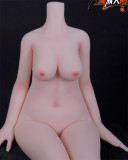 MOZU DOLL 130cm Aカップ 熏ヘッド ソフトビニール製頭部+TPEヘッド一つ無料ゲット（オーラル機能あり、歯と舌付き）+TPE製ボディ 肌色＆眼球色＆メイク＆ウィッグ＆衣装は宣材写真と同じ