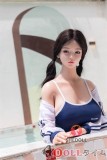 SHEDOLL 165cm Eカップ 江小婉（Jiangxiaowan）2.0 ラブドール ボディー材質など選択可能 等身大ドール 濃紺の水着