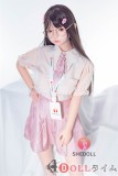 SHEDOLL 洛小夕 (Luoxiaoxi) ヘッド 148cm Dカップ ボディー材質など選択可能 カスタマイズ可能 ピンクの格子柄スカートを着