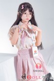 SHEDOLL 洛小夕 (Luoxiaoxi) ヘッド 148cm Dカップ ボディー材質など選択可能 カスタマイズ可能 ピンクの格子柄スカートを着
