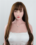 FANREAL doll 158CM Eカップ F8 芊(Qian)頭部 フルシリコン製ラブドール-ピンクウィッグ