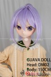 番石榴  Guavadoll（グアバ）150cm Aカップ DM02ヘッド Sビニール（PVC）ヘッド+TPEボディ 1：1 等身大ラブドール ジョイント  紫色の髪