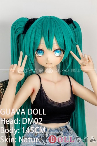 番石榴  Guavadoll（グアバ）145cm Aカップ DM02ヘッド Sビニール（PVC）ヘッド+TPEボディ 1：1 等身大ラブドール ジョイント cosplay初音ミク