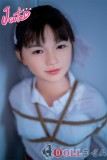 J-cute 133cm A-cup AGD07 唯（ゆい）ヘッド ラブドール 妹系 フルシリコン製 リアルドール 麻縄で束縛された