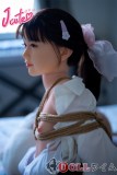 J-cute 133cm A-cup AGD07 唯（ゆい）ヘッド ラブドール 妹系 フルシリコン製 リアルドール 麻縄で束縛された