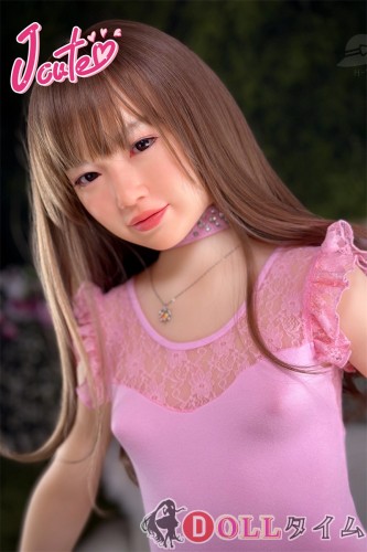 J-cute 133cm A-cup AGD07 唯（ゆい）ヘッド ラブドール 妹系 シリコンヘッド＋TPEボディ リアルドール ピンクのバレエレオタード