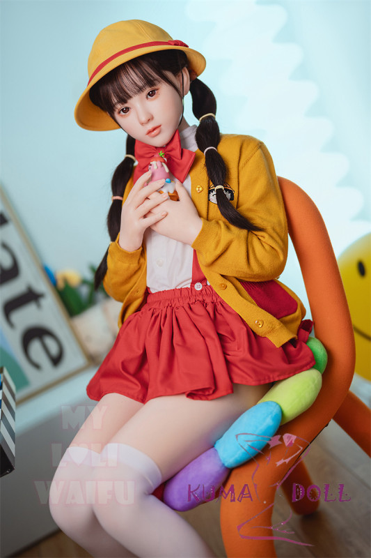 フルシリコン製 My Loli Waifu 略称MLW ロリ系ラブドール 127cm Aカップ 桃momoヘッド メイク選択可能