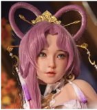 フルシリコン製 My Loli Waifu 略称MLW ロリ系ラブドール 127cm Aカップ 桃 Momoヘッド メイク選択可能