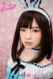 J-CUTE 【Yuhoshi メイク】フルシリコン製137cm バスト平 AGD19 萌咲（もえ）ヘッド ラブドール 妹系 青と白のロリータドレスを着