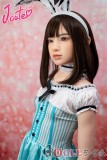 J-CUTE 【Yuhoshi メイク】フルシリコン製137cm バスト平 AGD19 萌咲（もえ）ヘッド ラブドール 妹系 青と白のロリータドレスを着