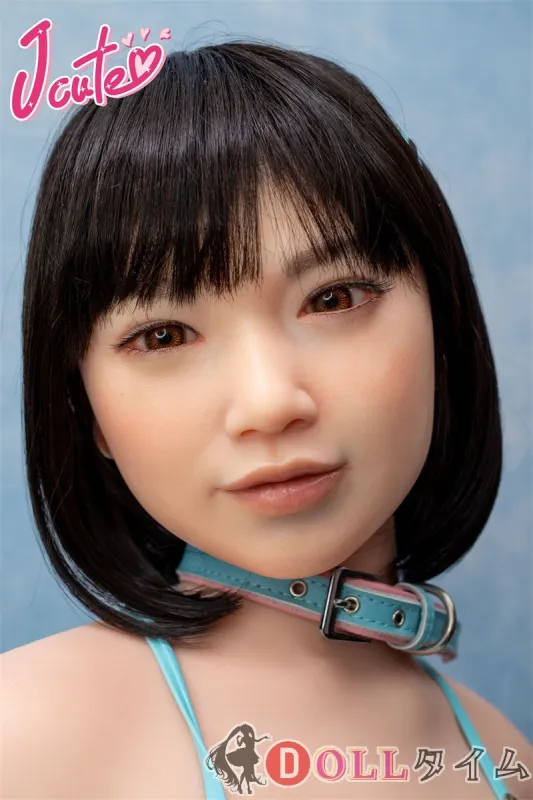 J-cute 【Yuhoshi メイク】フルシリコン製133cm バスト平 AGD07唯（ゆい）ヘッド ラブドール 妹系 ブルーグリーンのフリルビキニを着