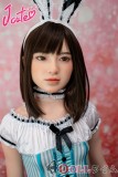 J-CUTE 【Yuhoshi メイク】フルシリコン製137cm バスト平 AGD19 萌咲（もえ）ヘッド ラブドール 妹系 青と白のロリータドレスを着