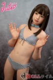 J-cute 【Yuhoshi メイク】澪（ミオ）フルシリコン製149cm バスト平 AGD01 澪（ミオ）ヘッド ラブドール 妹系 ストライプビキニを着