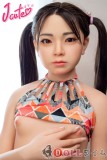J-cute 133cm A-cup AGD17 羽純（はずみ）ヘッド ラブドール 妹系  ラブドール 妹系 フルシリコン製 リアルドール 菱形模様のビキニ