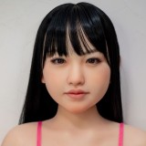 J-cute 137cm A-cup AGD17 羽純（はずみ）ヘッド  ラブドール 妹系 フルシリコン製 リアルドール  タオル巻き