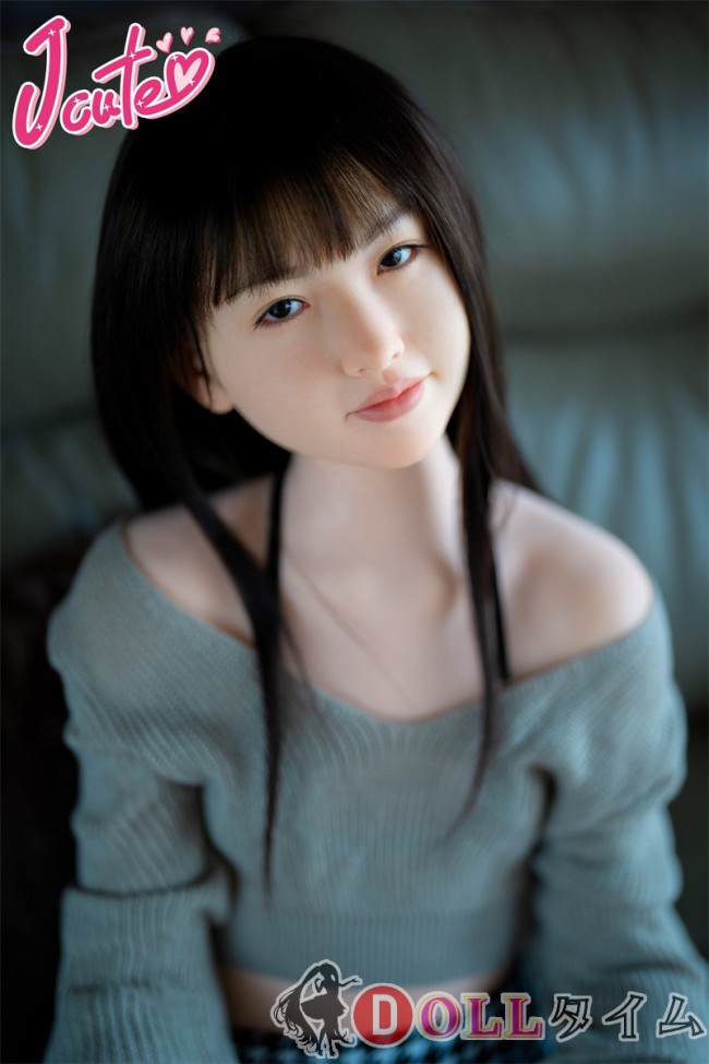 J-cute Doll シリコン製ラブドール 149cm Aカップ 平らAGD08 美郁（みく）掲載画像のボディはリアルメイク付き サロペット グレーセーター