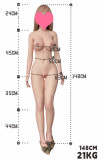 BQDOLL 148cm Dカップ B5ヘッド フルシリコンラブドール 等身大リアルドール 紫色の髪