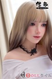 BQDOLL 148cm Dカップ B5ヘッド フルシリコンラブドール 等身大リアルドール 金髪と白い半袖