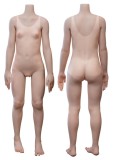 J-cute 137cm A-cup AGD17 羽純（はずみ）ヘッド  ラブドール 妹系 フルシリコン製 リアルドール  黒いオフショルダー