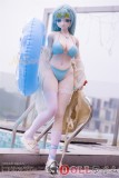 WM Doll 157cm Bカップ アニメラブドール  Y015 ビニールヘッド TPEボディー