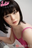 J-CUTE Doll シリコン製ラブドール 149cm Aカップ 平ら AGD10掲載画像のボディはリアルメイク付き サロペット ピンクのバレエ衣装