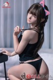 Doll Senior 148cm Cカップ #22 弥耶（Miye）シリコンヘッド TPE材質ボディー 材質選択可能 ダッチワイフ 掲載画像はフルシリコン製 植毛タイプ  白い上着