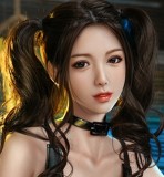 Doll Senior 148cm Cカップ #22 弥耶（Miye）シリコンヘッド TPE材質ボディー 材質選択可能 ダッチワイフ 掲載画像はフルシリコン製 植毛タイプ  白い上着