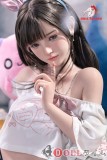 Doll Senior 148cm Cカップ #22 弥耶（Miye）シリコンヘッド TPE材質ボディー 材質選択可能 ダッチワイフ 掲載画像はフルシリコン製 植毛タイプ  白い上着